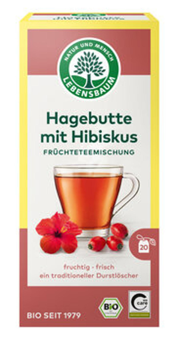Produktfoto zu Lebensbaum Hagebuttetee mit Hibiskus