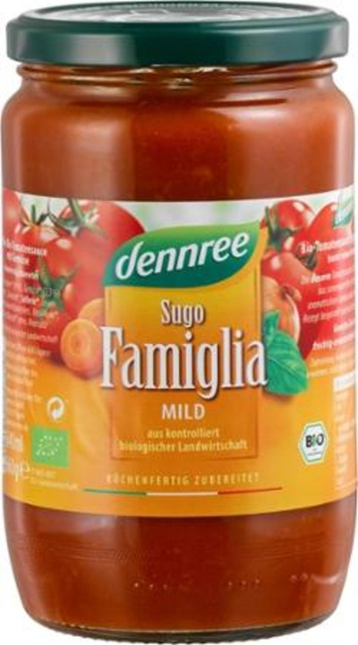 Produktfoto zu dennree Sugo Famiglia 660g