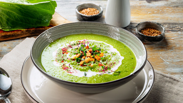 Rezeptbild für Feldsalat-Cappuccino