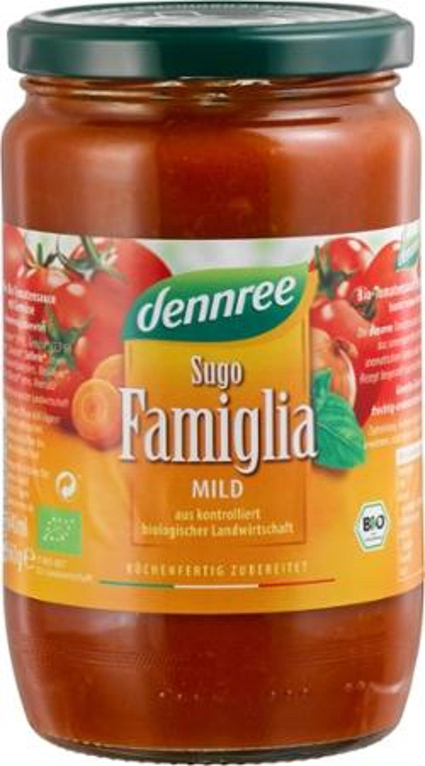 Produktfoto zu dennree Sugo Famiglia 660g
