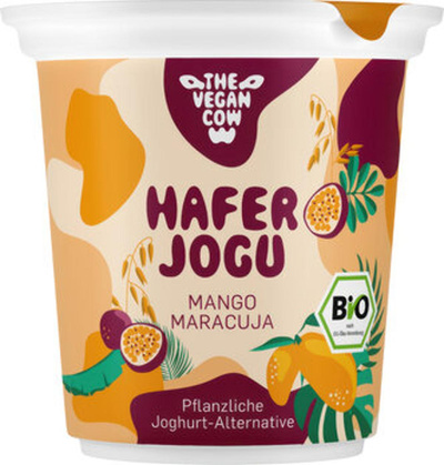 Produktfoto zu The vegan Cow Hafer Joghurt Mango-Maracuja 150g