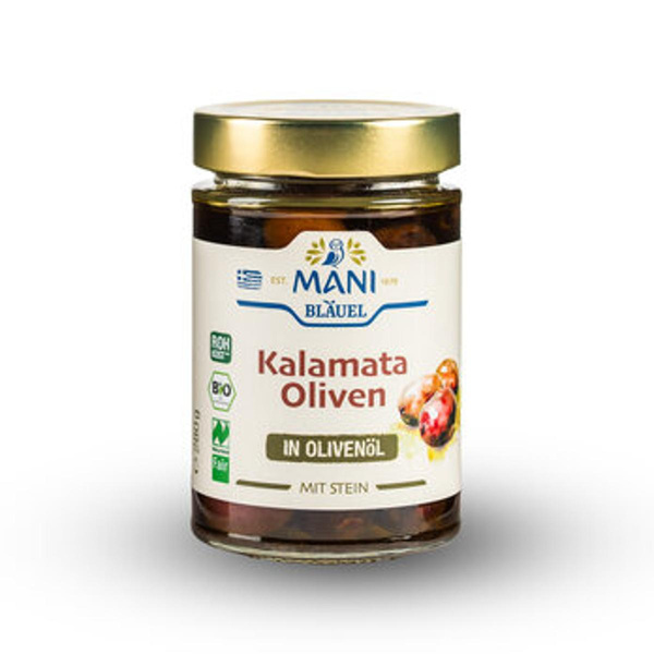 Produktfoto zu Mani Kalamata Oliven in Olivenöl 175g