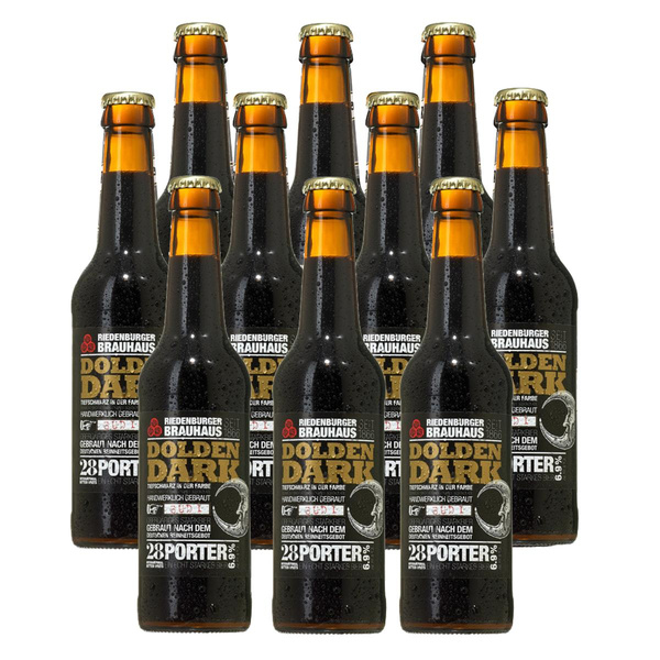 Produktfoto zu Kiste Riedenburger Dolden Dark 10x0,33L