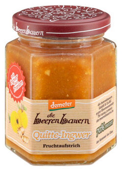 Produktfoto zu Die Beerenbauern Würzige Quitte Fruchtaufstrich 200g