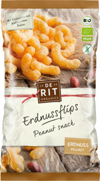 Produktfoto zu Mais-Erdnuss-Flips deRit 125g