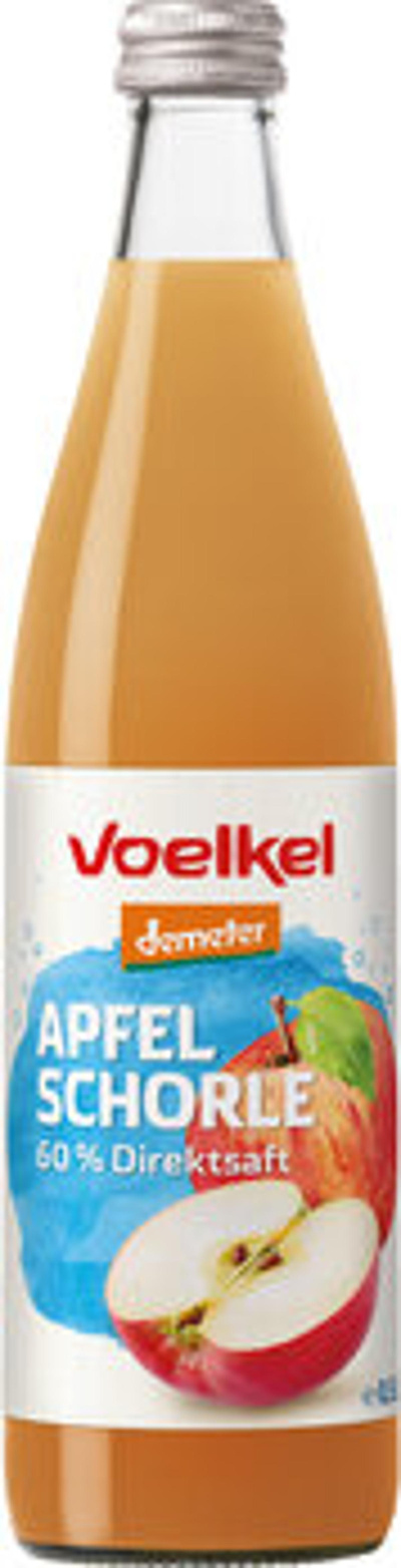 Produktfoto zu Voelkel Apfelschorle naturtrüb 0,5L
