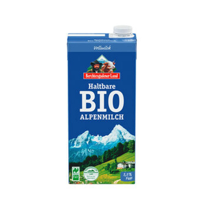 Produktfoto zu Berchtesgadener Land H-Vollmilch 3,5% 1 L