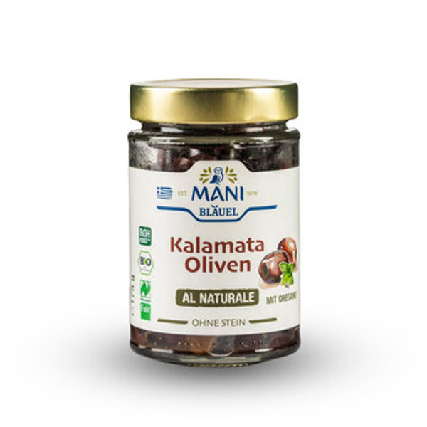 Produktfoto zu Mani Kalamata Oliven in Olivenöl 175g