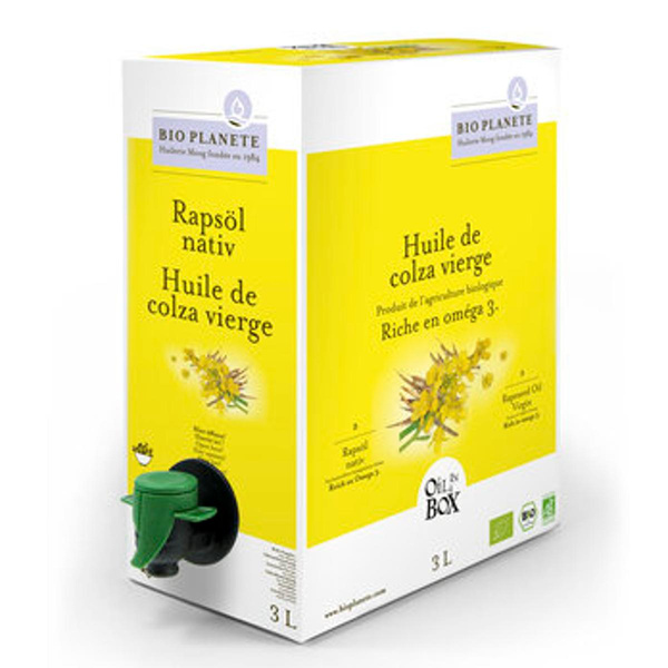 Produktfoto zu Bio Planète Rapsöl nativ Box 3 l