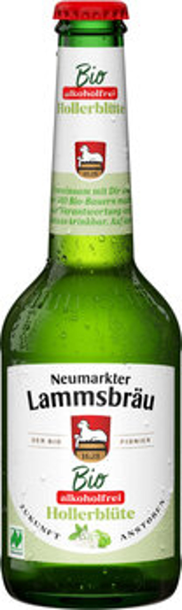 Produktfoto zu Lammsbräu Hollerblüte alkoholfrei 0,33L