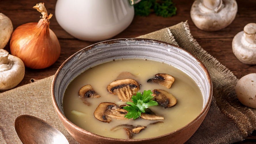 Rezeptbild für Champignonsuppe