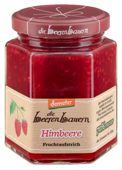 Produktfoto zu Die Beerenbauern Himbeer-Fruchtaufstrich 200g