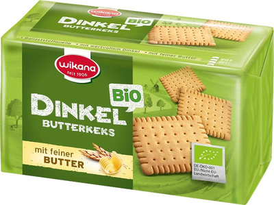 Produktfoto zu Wikana Dinkel Butterkeks 200g