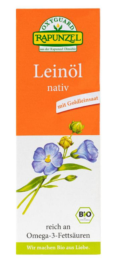 Produktfoto zu Rapunzel OXYGUARD© Leinöl nativ 0,25L