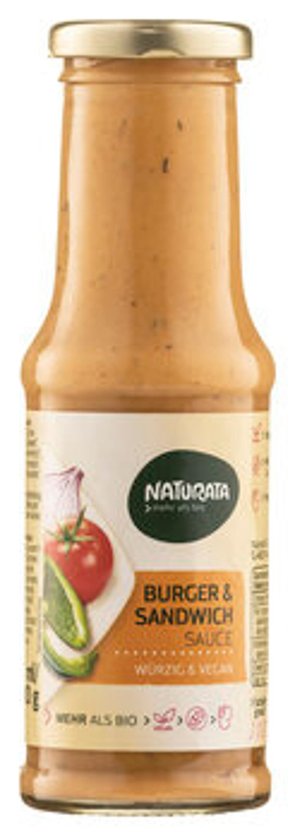 Produktfoto zu Naturata Burger Sandwich Sauce 210ml