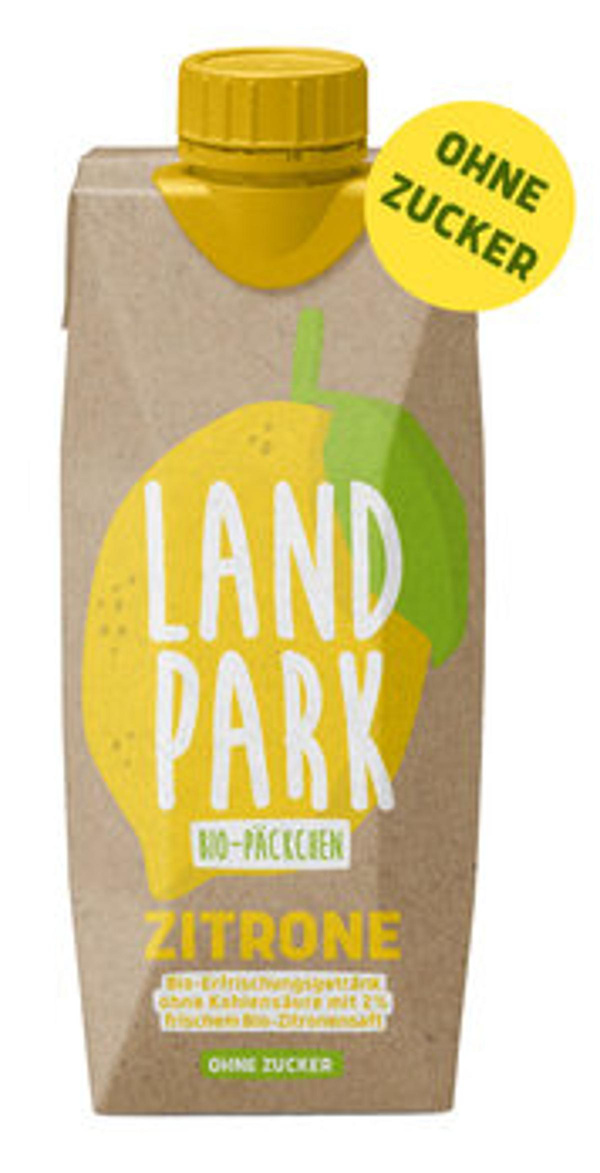 Produktfoto zu Landpark Bio-Quelle Lemon 0,5L