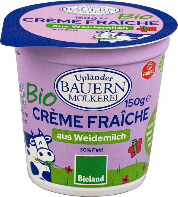 Produktfoto zu Upländer Crème Fraîche 30% 150g