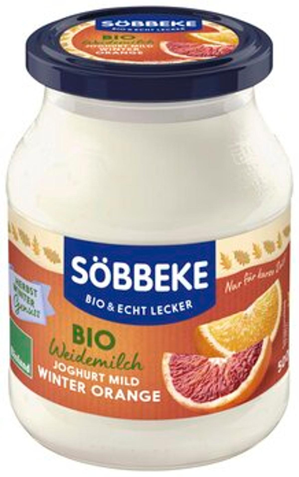 Produktfoto zu Söbbeke Joghurt Winter Orange 3,8% 500g