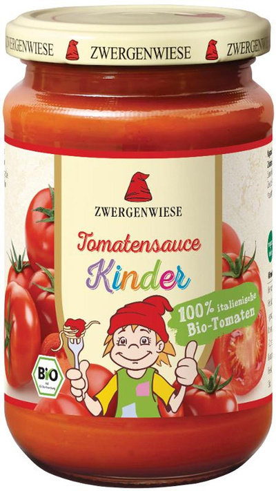 Produktfoto zu Zwergenwiese Kinder Tomatensauce o. Zucker 350g