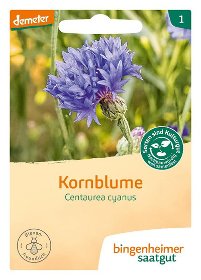 Produktfoto zu Bingenheimer Saatgut Kornblume Samen