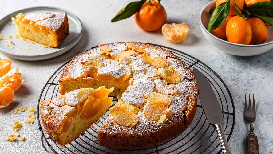 Rezeptbild für Mandarinen-Marzipan-Kuchen