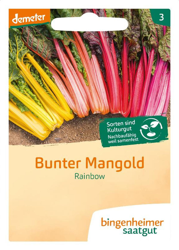 Produktfoto zu Bingenheimer Saatgut Mangold Rainbow Samen