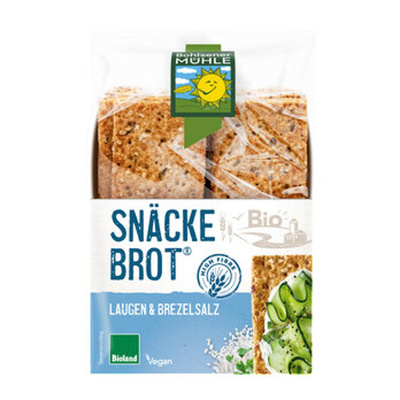 Produktfoto zu Bohlsener Mühle Snäckebrot Salz Laugen 200g