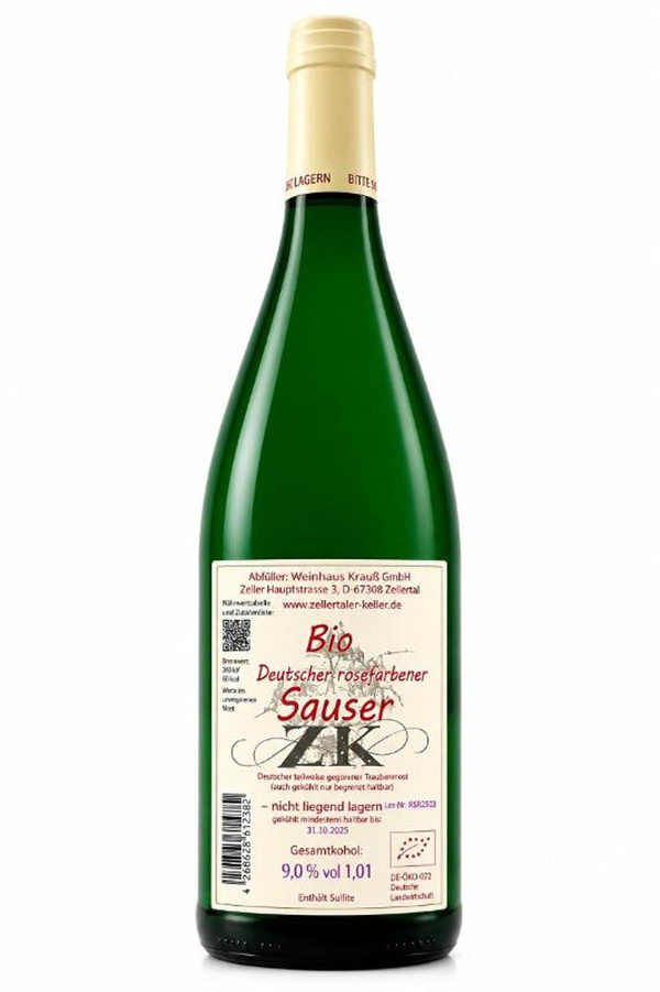 Produktfoto zu Zellertaler Kellerei Roséfarbener Sauser 1L