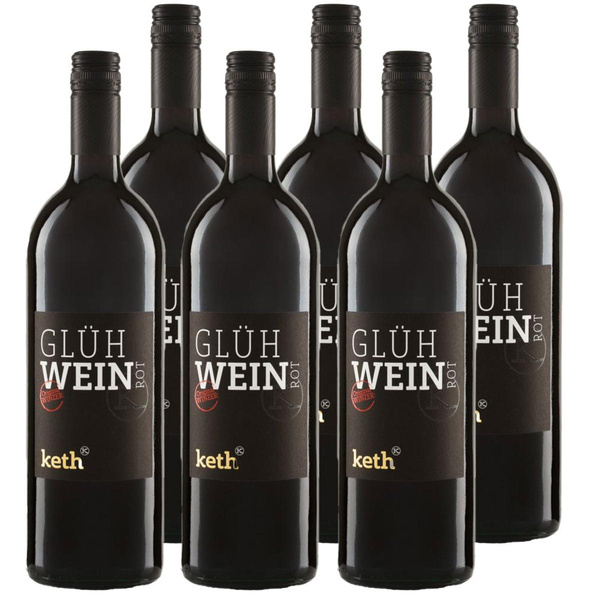 Produktfoto zu Kiste Keth Winzerglühwein Rot 6x1L
