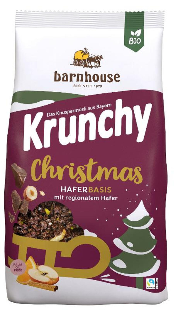 Produktfoto zu Barnhouse Krunchy Christmas 375g