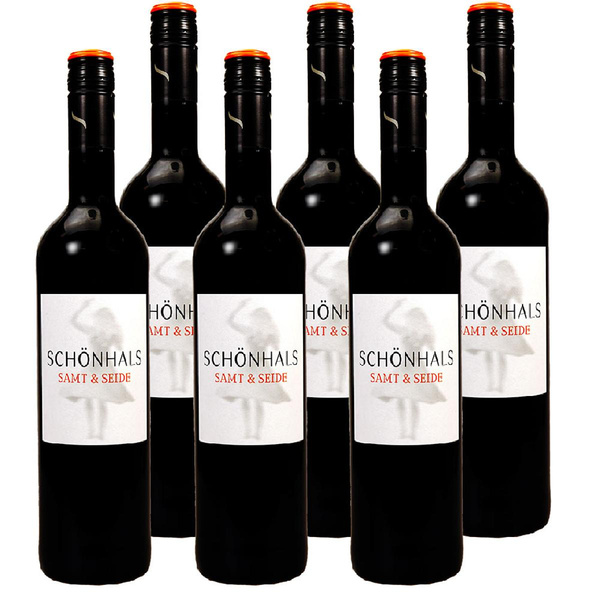 Produktfoto zu Kiste Weingut Schönhals Dornfelder Samt&Seide 6x0,75L