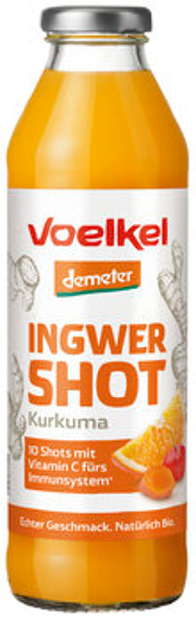 Produktfoto zu Voelkel Shot Ingwer Kurkuma 0,5L
