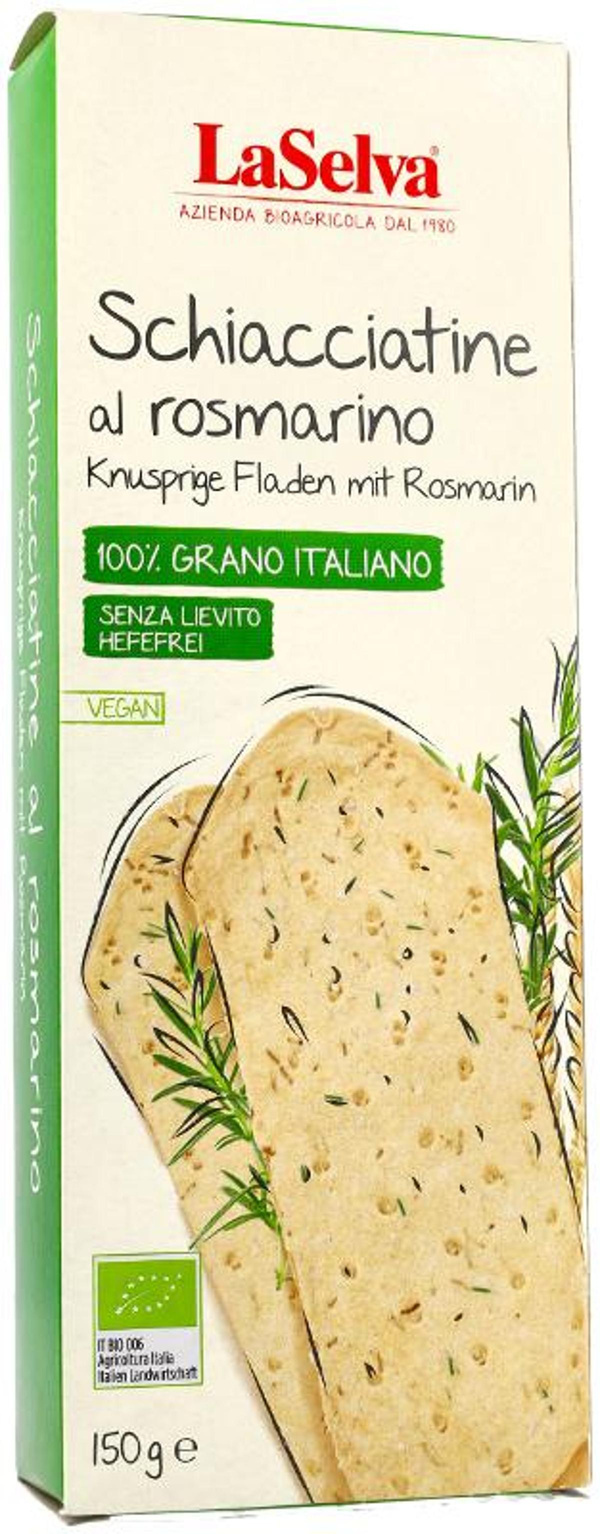 Produktfoto zu La Selva Knusprige Fladen Rosmarin 150g