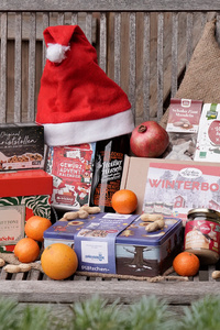 KI generiert: Das Bild zeigt zwei Schüsseln mit Farfalle-Nudeln, die mit Tomatensauce, frischem Basilikum und einem Klecks Ricotta garniert sind. Daneben liegt eine Gabel auf einer Serviette.