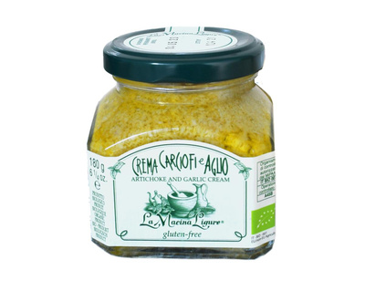 Produktfoto zu La Macina Ligure Artischockencreme mit Knoblauch 180g