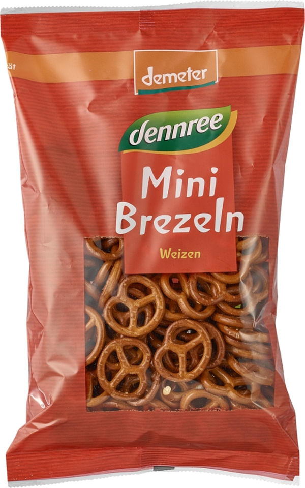 Produktfoto zu dennree Weizen-Mini-Brezeln 150g