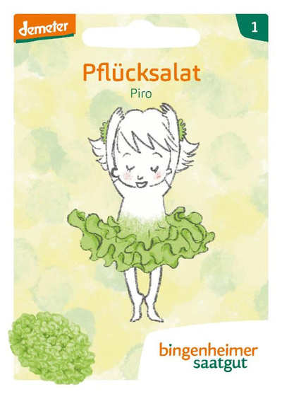 Produktfoto zu Bingenheimer Saatgut Pflücksalat Piro Samen