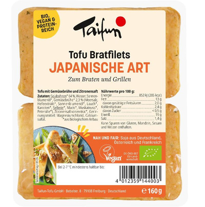 Produktfoto zu Taifun Japanische Bratfilets 160g