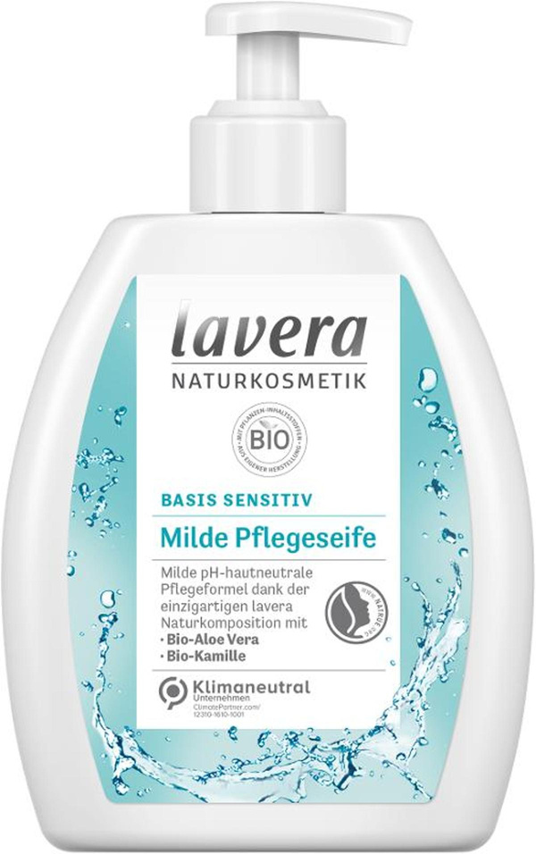 Produktfoto zu Lavera basis sensitiv milde Pflegeseife 250ml