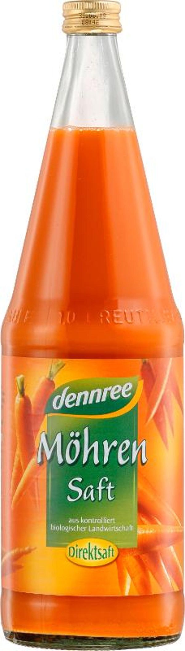 Produktfoto zu dennree Möhrensaft 1L
