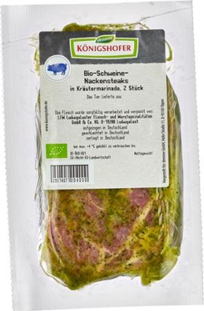 Produktfoto zu Königshofer Schweine-Nackensteak Kräuter ca. 300g