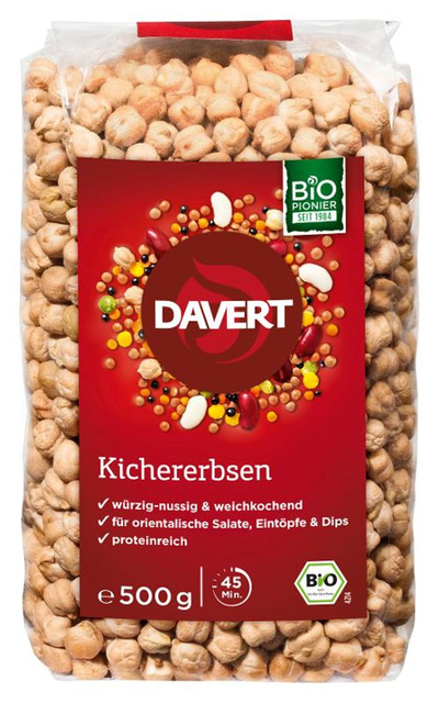 Produktfoto zu Davert Kichererbsen 500g
