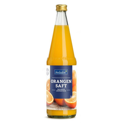 Produktfoto zu Orangensaft Bioladen 0,7l