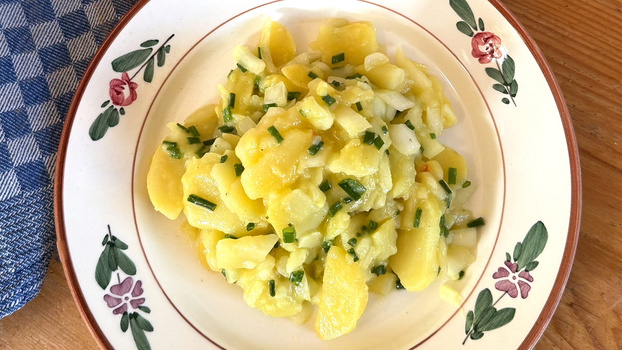 Rezeptbild für Helgas fränkischer Kartoffelsalat