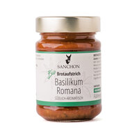 BA Brotaufstrich Basilikum Romana, 190 g, SANCHON, bio
