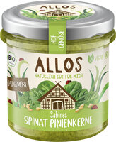 Hof Gemüse Sabines Spinat Pinienkerne