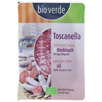 Toscanella Salami Aufschnitt aus Italien, grober Wurstteig, vom Schwein 80 g