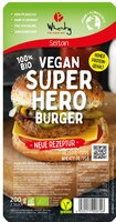 Wheaty Vegan Superhero Burger